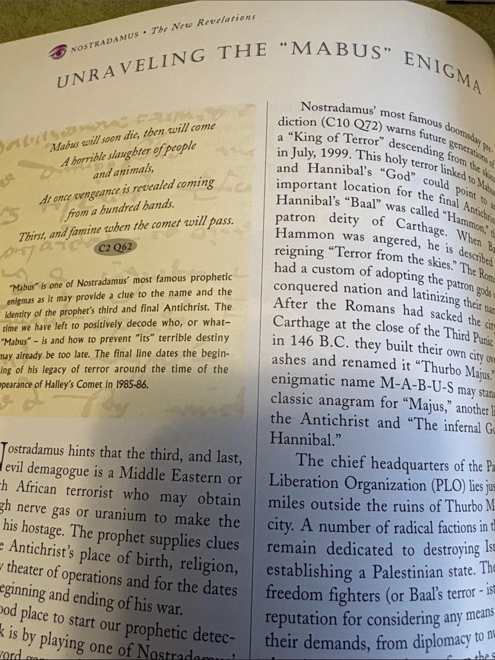 Nostradamvs Nostradamus The New Revelations by John Hogue